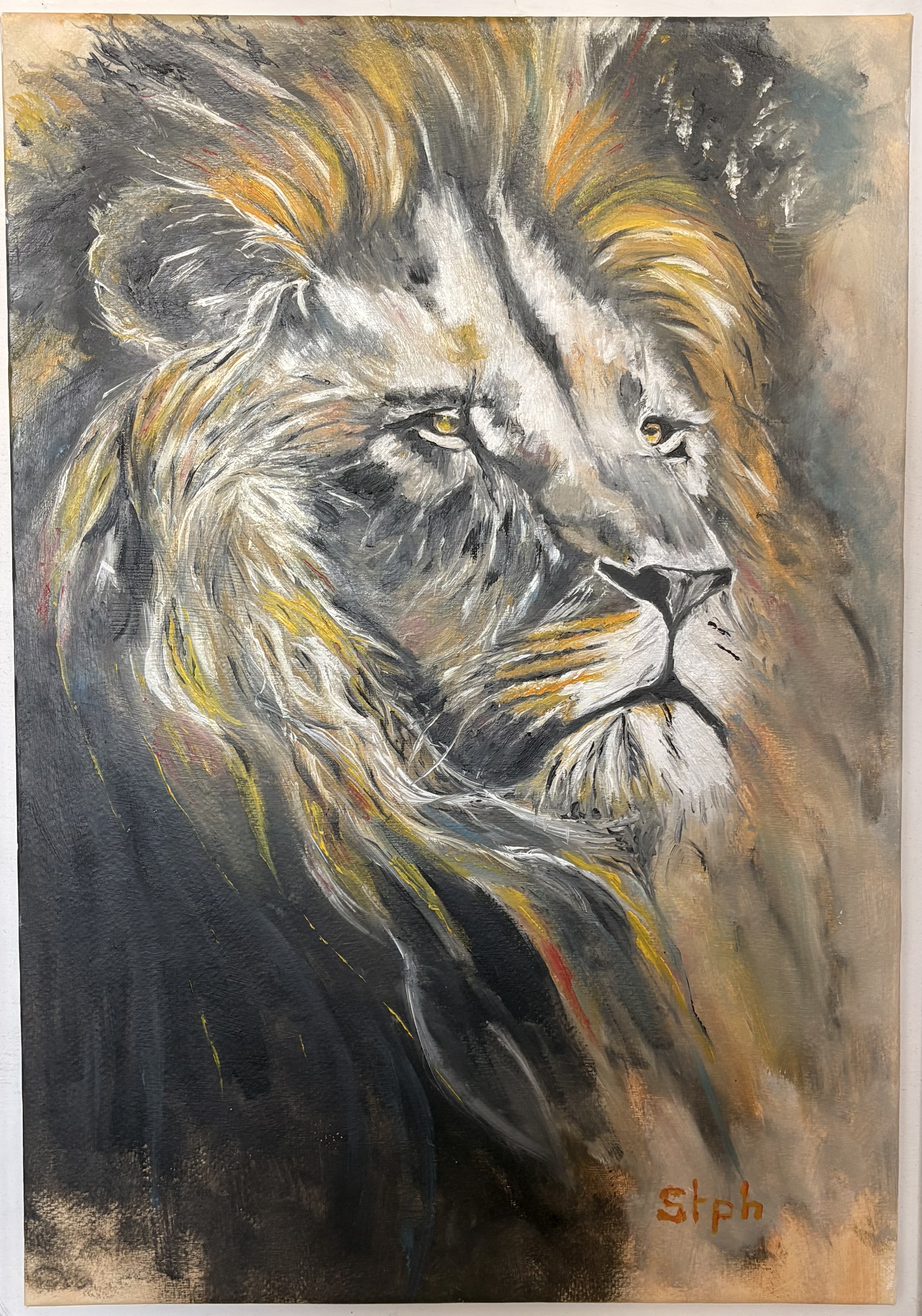 Tableau sur mesure Lion