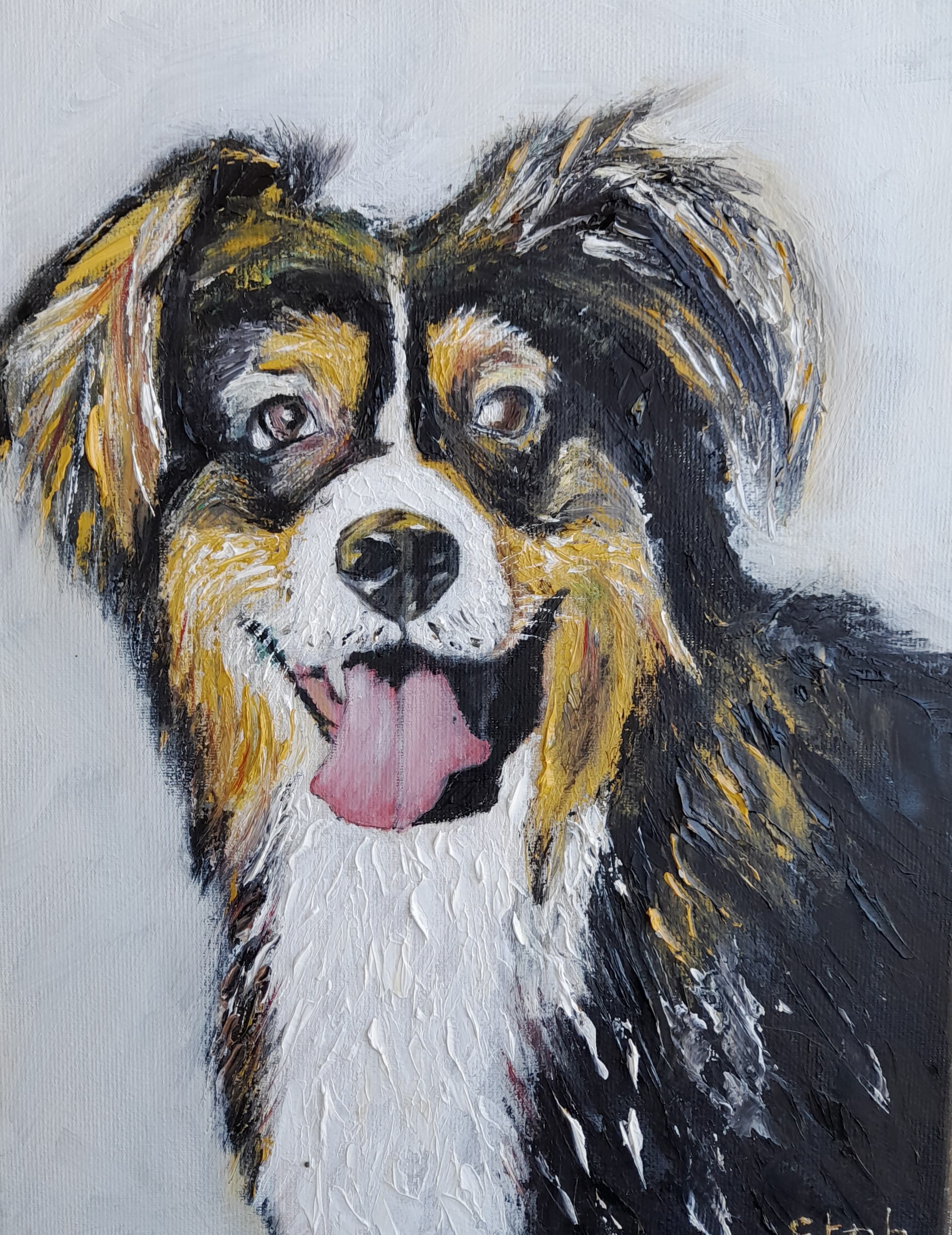 Tableau sur mesure Portrait Canin